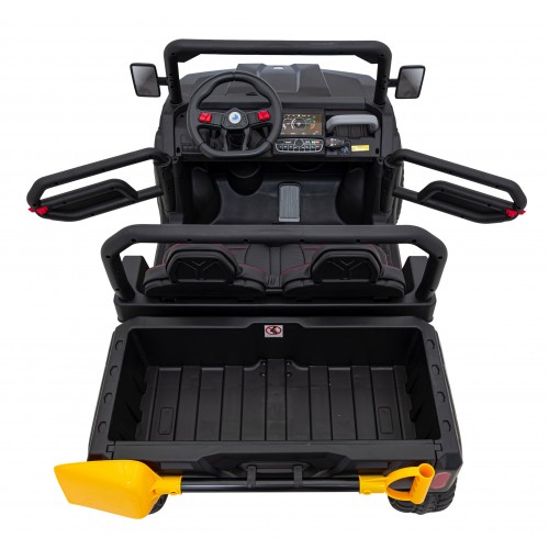 Auto Pick-Up Speed 900 dla dzieci Czarny + Napęd 4x4 + Ruchomy kiper