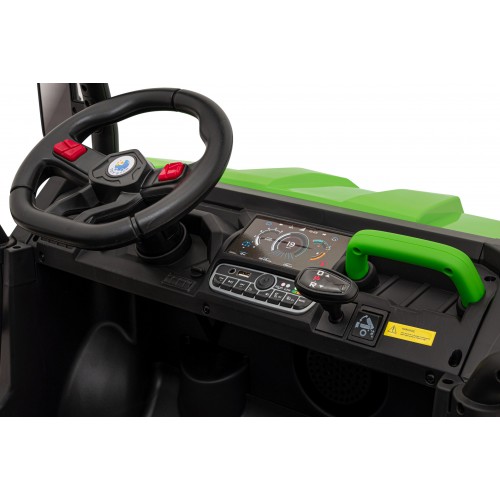 Auto Pick-Up Speed 900 dla dzieci Zielony + Napęd 4x4 + Ruchomy kiper + Bagażnik + Pilot + Łopatka + Audio LED