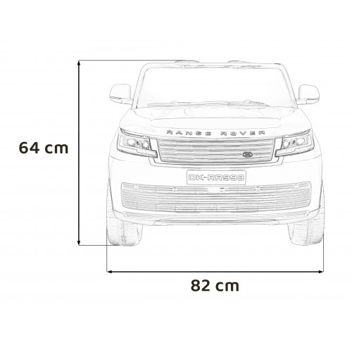 Pojazd Range Rover SUV Lift Biały