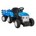 Traktor z Przyczepą New Holland T7 Niebieski