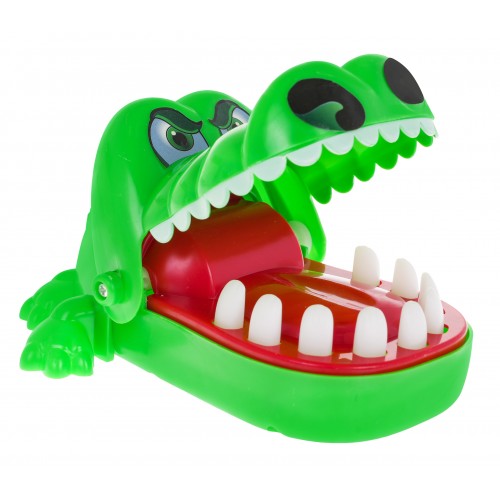 Mini Gra zręcznościowa "Krokodyl u dentysty" dla dzieci 3+ i dorosłych + Ćwiczenie refleksu