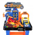 Interaktywny Warsztat Samochodowy 4w1 dla dzieci 3+ Stolik narzędziowy + Myjnia + Stacja Paliw + Autko do naprawy + Wiertarka