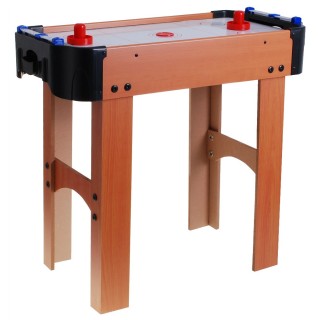 Cymbergaj dla dzieci Air Hockey Imitacja drewna + Dmuchawy powietrzne + Grzybki Krążki