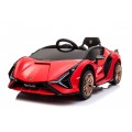 Lamborghini SIAN na akumulator dla dzieci Czerwony + Pilot + EVA + Wolny Start + Audio LED