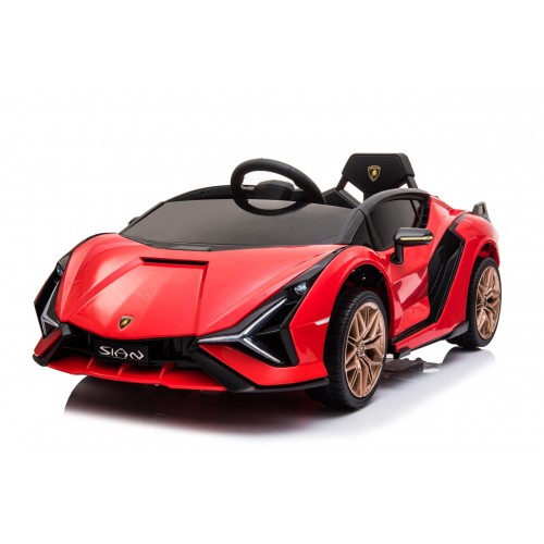 Lamborghini SIAN na akumulator dla dzieci Czerwony + Pilot + EVA + Wolny Start + Audio LED