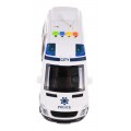 Interaktywny Radiowóz Policyjny dla dzieci 3+ Model 1:16 + Dźwięki Światła + Ruchome elementy + Gumowe opony