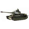Zdalnie sterowany czołg T-34 dla dzieci 3+ Zielony model Strzelający 1:28 + Wielka Bitwa Czołgów + Dźwięki Światła