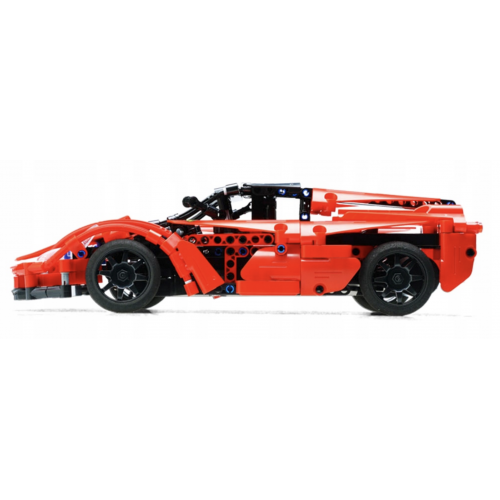 Zestaw 380 Klocków konstrukcyjnych CaDA Auto sportowe Czerwone dla dzieci 6+ Pilot zdalnej kontroli 2,4 GHz