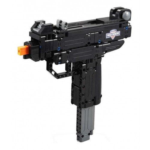 Zestaw 359 Klocków Konstrukcyjnych CaDA Karabin Micro UZI dla dzieci 8+ Funkcja strzelania + 6 Pocisków