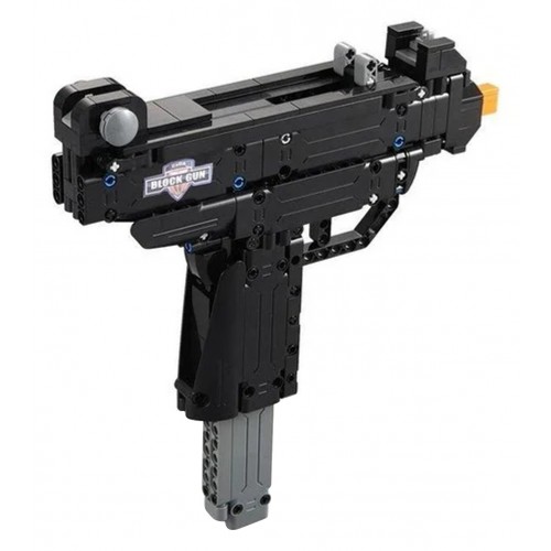Zestaw 359 Klocków Konstrukcyjnych CaDA Karabin Micro UZI dla dzieci 8+ Funkcja strzelania + 6 Pocisków