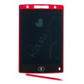 Tablet 8,5' do rysowania i pisania dla dzieci 3+ Czerwony + Rysik + Ekran LCD + Zaczep na smycz