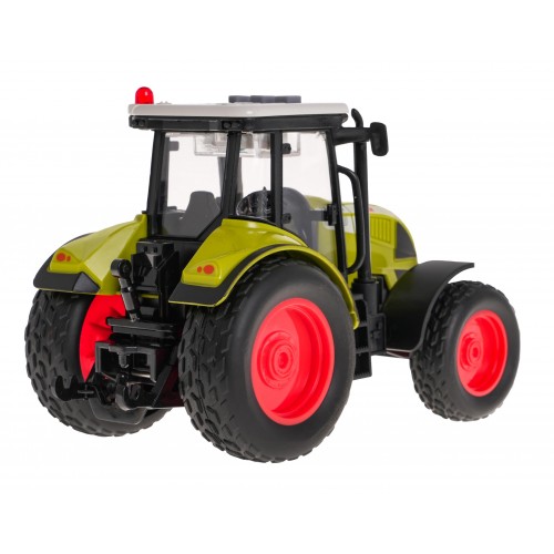 Interaktywny Traktor dla dzieci 3+ Model 1:16 + Dźwięki Światła + Gumowe opony + Napęd na tył