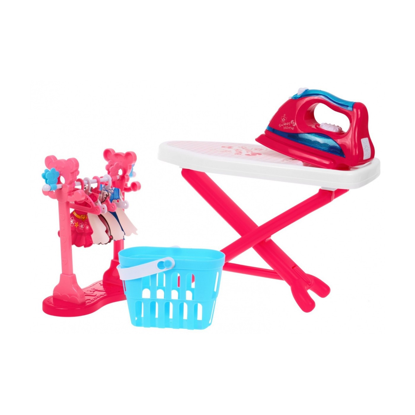 Ironing board, iron with steam + accessories
