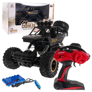 Zdalnie sterowany Crawler TOKIN dla dzieci 3+ Model 1:12 + Pilot 2,4 GHz + Napęd 4x4 + Metalowa karoseria + LED
