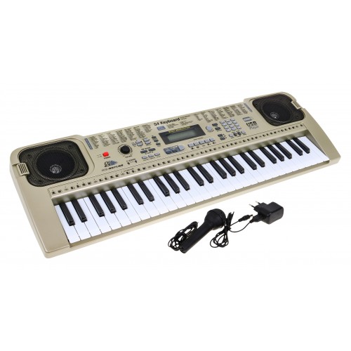 Keyboard z trybem lekcji dla dzieci 5+ Mikrofon - model nr 807