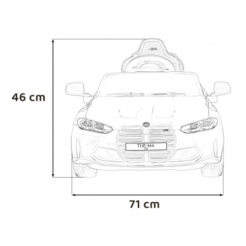 Pojazd, samochód BMW M4 Biały
