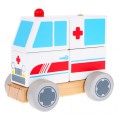 Wooden Car Ambulance
