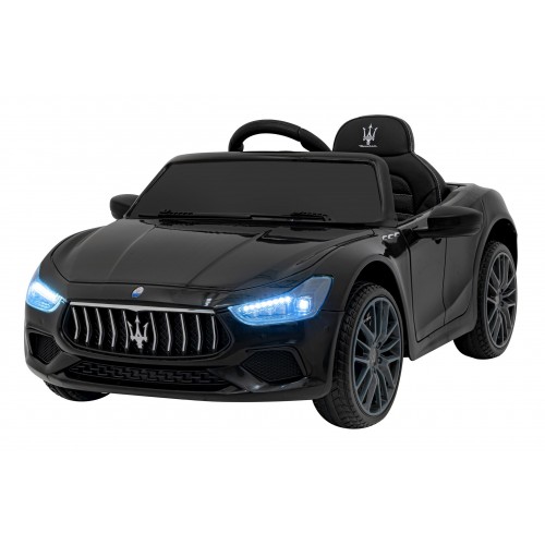 Maserati Ghibli na akumulator dla dzieci Czarny + Pilot + EVA + Wolny Start + LED Audio