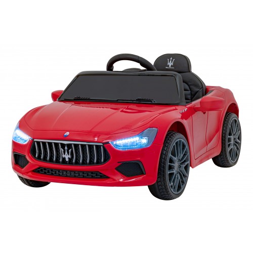 Maserati Ghibli na akumulator dla dzieci Czerwony + Pilot + EVA + Wolny Start + LED Audio
