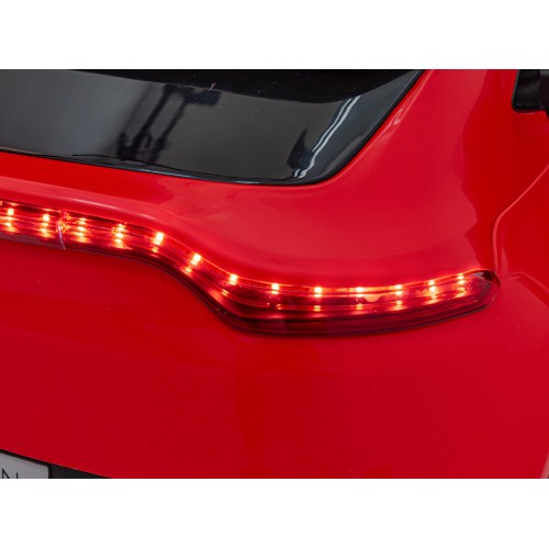 Aston Martin DBX na akumulator dla dzieci Czerwony + Pilot + EVA + Pasy + Wolny Start + Audio LED