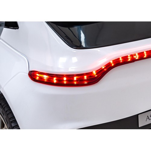 Aston Martin DBX na akumulator dla dzieci Biały + Pilot + EVA + Pasy + Wolny Start + Audio LED