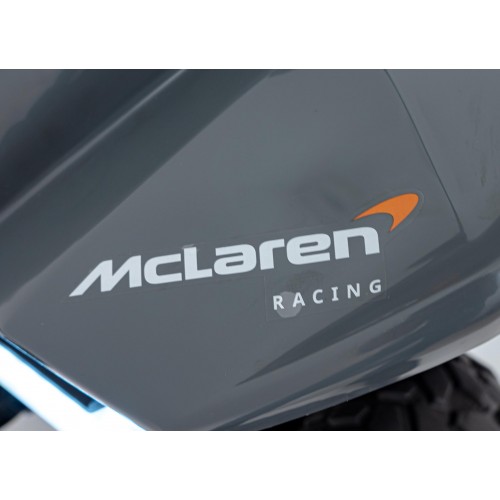 Quad McLaren Racing MCL 35 dla dzieci Szary + Pilot + Wolny Start + EVA + Audio LED