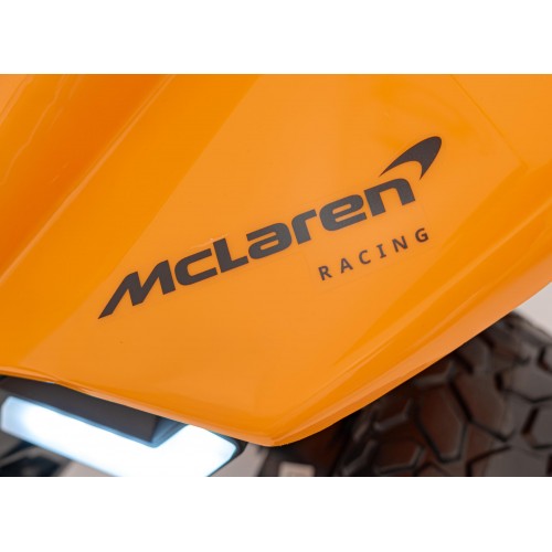 Quad McLaren Racing MCL 35 dla dzieci Pomarańczowy + Pilot + Wolny Start + EVA + Audio LED
