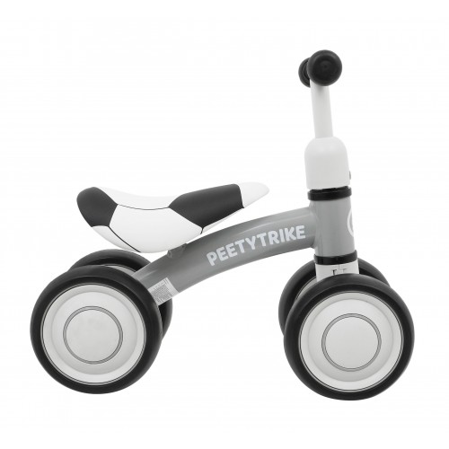 Pierwszy Rowerek biegowy PettyTrike dla dzieci Biały 4-kołowy Jeździk SporTrike