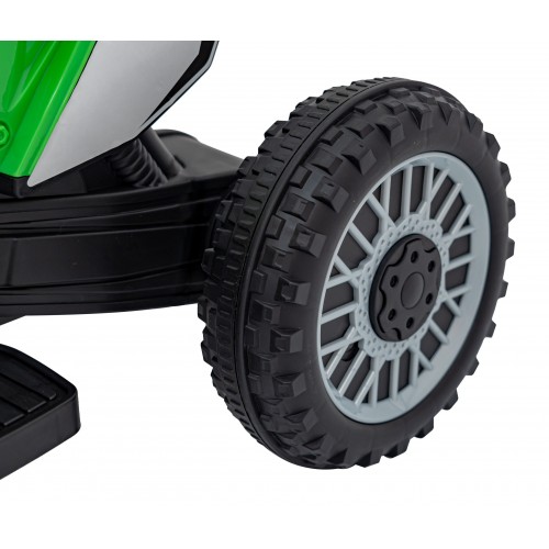 Motorek Cross Honda CRF 450R na akumulator dla dzieci Zielony + 3 Koła + Gumowy Bieżnik + Klakson