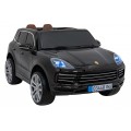 Porsche Cayenne S na akumulator dla dzieci Lakier Czarny + Pilot + Wolny START + EVA + Audio LED
