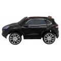 Porsche Cayenne S na akumulator dla dzieci Lakier Czarny + Pilot + Wolny START + EVA + Audio LED