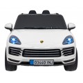 Porsche Cayenne S na akumulator dla dzieci Lakier Biały SUV + Pilot