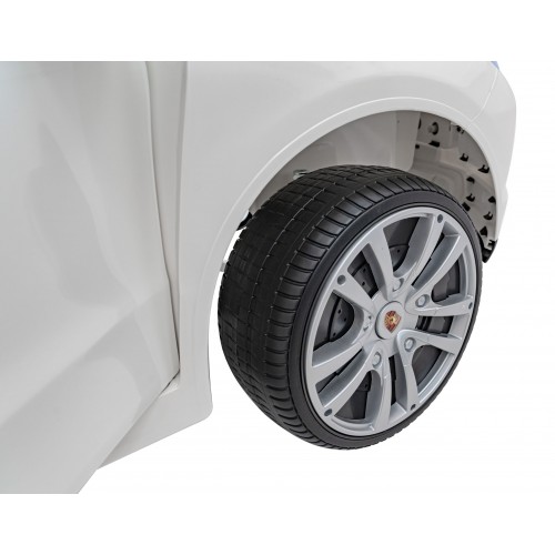 Porsche Cayenne S na akumulator dla dzieci Lakier Biały SUV + Pilot