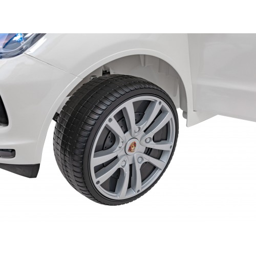 Porsche Cayenne S na akumulator dla dzieci Lakier Biały SUV + Pilot