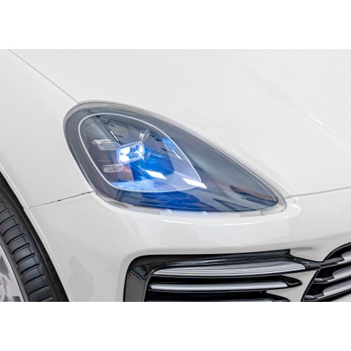 Porsche Cayenne S na akumulator dla dzieci Lakier Biały SUV + Pilot