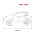 Porsche Cayenne S na akumulator dla dzieci Lakier Biały SUV + Pilot
