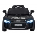 Audi R8 Policja na akumulator dla dzieci + Pilot + EVA + Wolny Start + MP3 LED