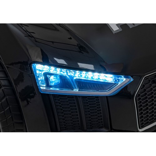 Audi R8 Policja na akumulator dla dzieci + Pilot + EVA + Wolny Start + MP3 LED