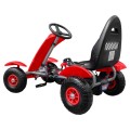 Large Go-Kart Pumped Red Wheels