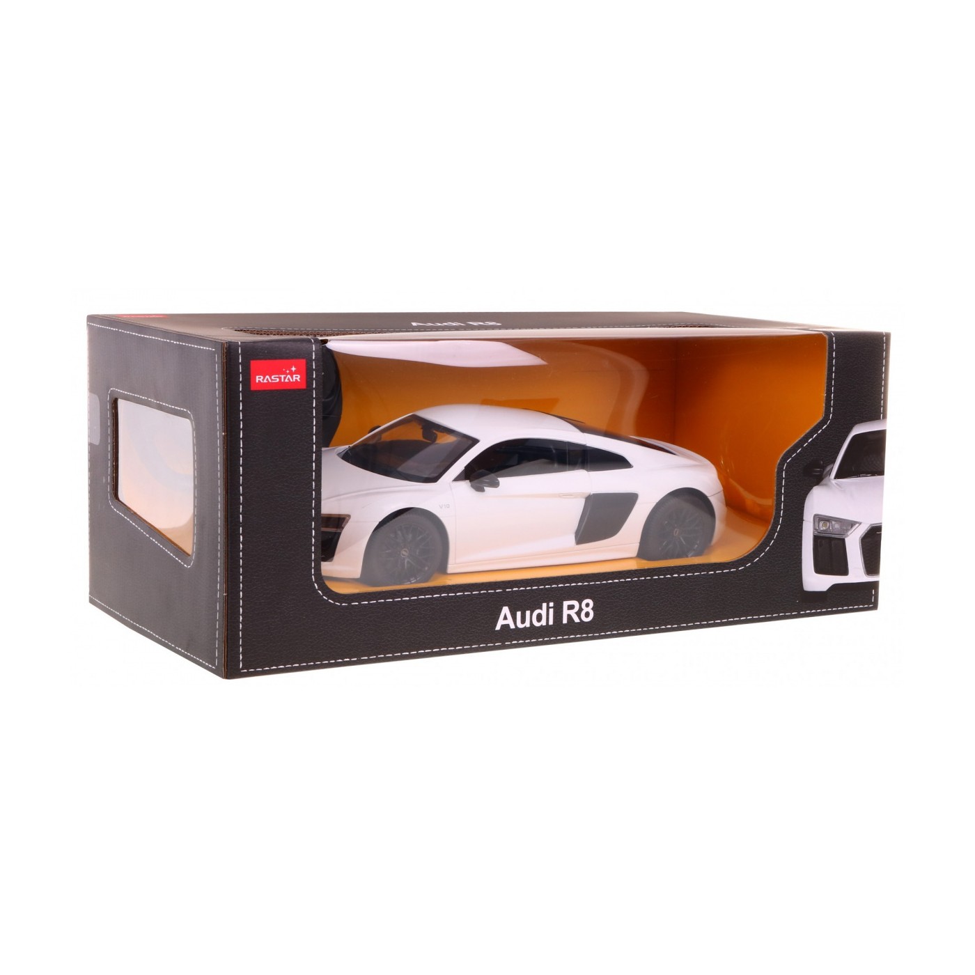 Audi R8 biały RASTAR model 1:24 Zdalnie sterowane auto + Pilot 2,4 GHz