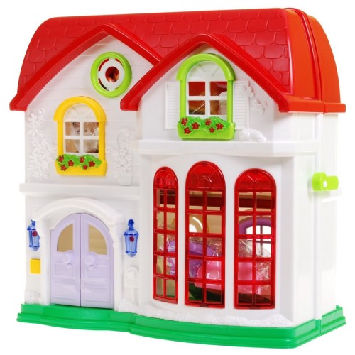 Big house with red roof