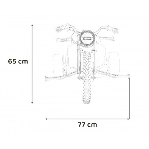 Pojazd DRIFT BIKE 21 Czarny