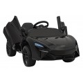 McLaren Artura na akumulator dla dzieci Czarny + Napęd 4x4 + Pilot + Wolny Start + EVA + Audio LED