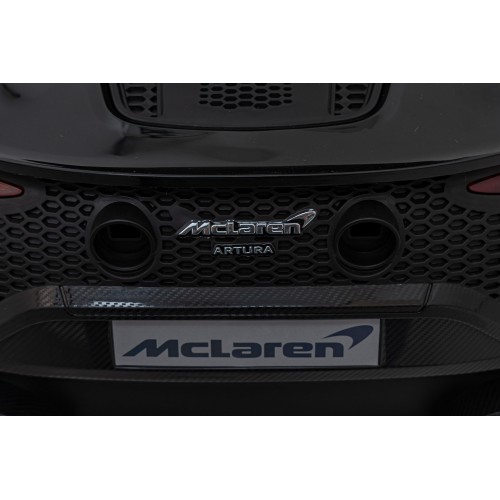 McLaren Artura na akumulator dla dzieci Czarny + Napęd 4x4 + Pilot + Wolny Start + EVA + Audio LED