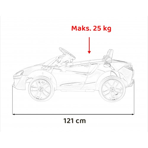 McLaren Artura na akumulator dla dzieci Czarny + Napęd 4x4 + Pilot + Wolny Start + EVA + Audio LED