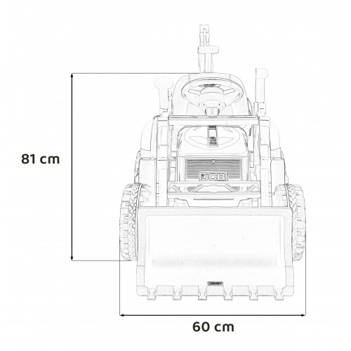 Pojazd Koparka 2w1 JCB Żółty