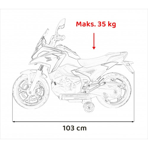 Motor Honda NC750X Niebieski