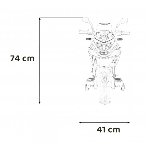 Motor Honda NC750X Niebieski