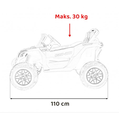 Pojazd ATV CAN-AM Maverick Różowy