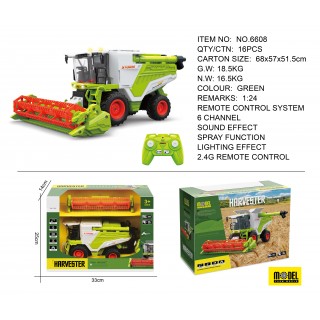 Kombajn R/C 1:24 Zielony